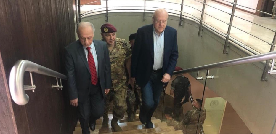 ميقاتي يزور غرفة العمليات في الجيش للاطلاع على الوضع الأمني للانتخابات