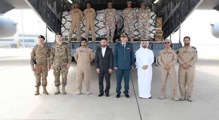 مواد غذائيّة هبة من قطر الى الجيش