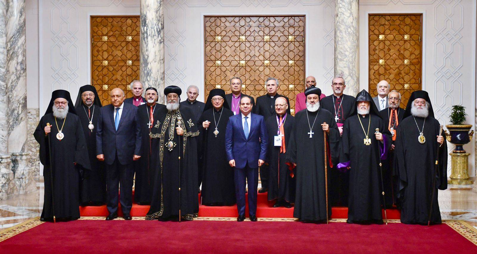 الرئيس عبد الفتاح السيسي إلى رؤساء كنائس الشرق: الأخوة المسيحيّين في جميع الدول العربيّة هم جزء أصيل من نسيج المجتمع العربي