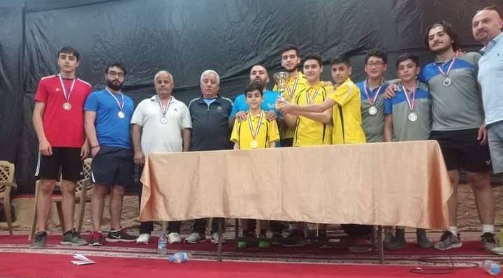 بطولة محافظة النبطية في كرة الطاولة
اللقب للبراعم ... حبوش الوصيف والرسالة ثالثاً