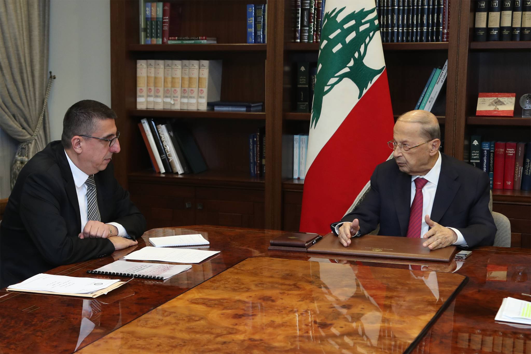 حجار بحث مع عون نتائج مؤتمر بروكسل
وهبة البنك الدولي لـ"أمان" مع بري وميقاتي