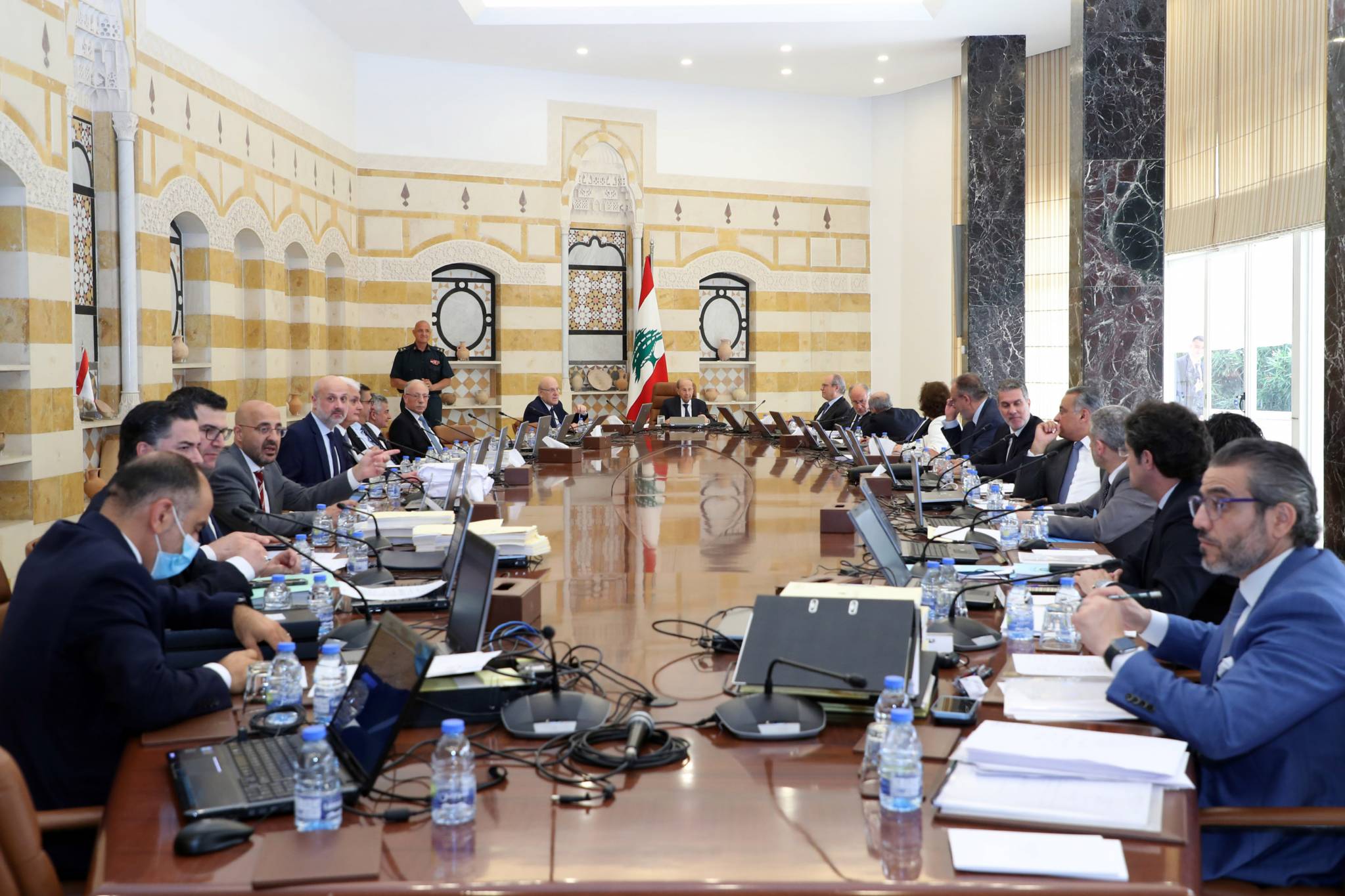 مجلس الوزراء أقرّ استراتيجيّة النهوض في القطاع المالي... رفع تعرفة الإتصالات وتأمين مبلغ لأدوية السرطان
عون: الإنتخابات تمّت في ظروف مقبولة... وعلى "الداخليّة" نشر النتائج لتتيح للراغبين في تقديم الطعون