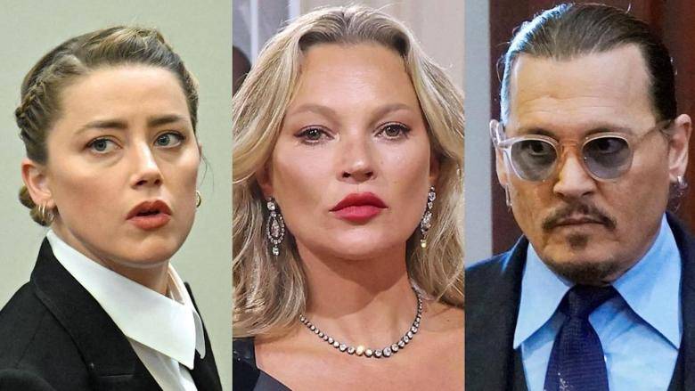 عارضة الأزياء كيت موس تشهد لصالح جوني ديب في قضية التشهير ضد آمبر هيرد