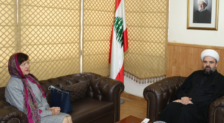 وضع لبنان ودور الأمم المتحدة محور لقاء قبلان وفرونتسكا