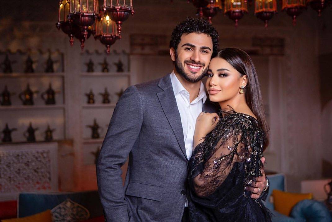 رحمة رياض والسكندر علوم يشاركان المتابعين فرحتهما