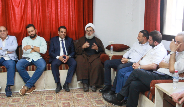وفد من حزب الله في البقاع الغربي
زار النائب مارون مُهنئاً