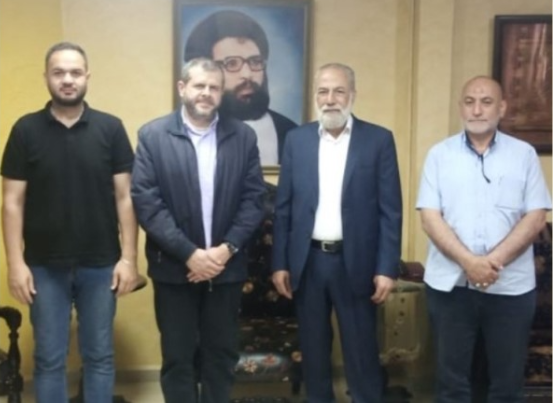مسؤول صيدا في حزب الله عرض
مع المقدح أوضاع المخيّمات