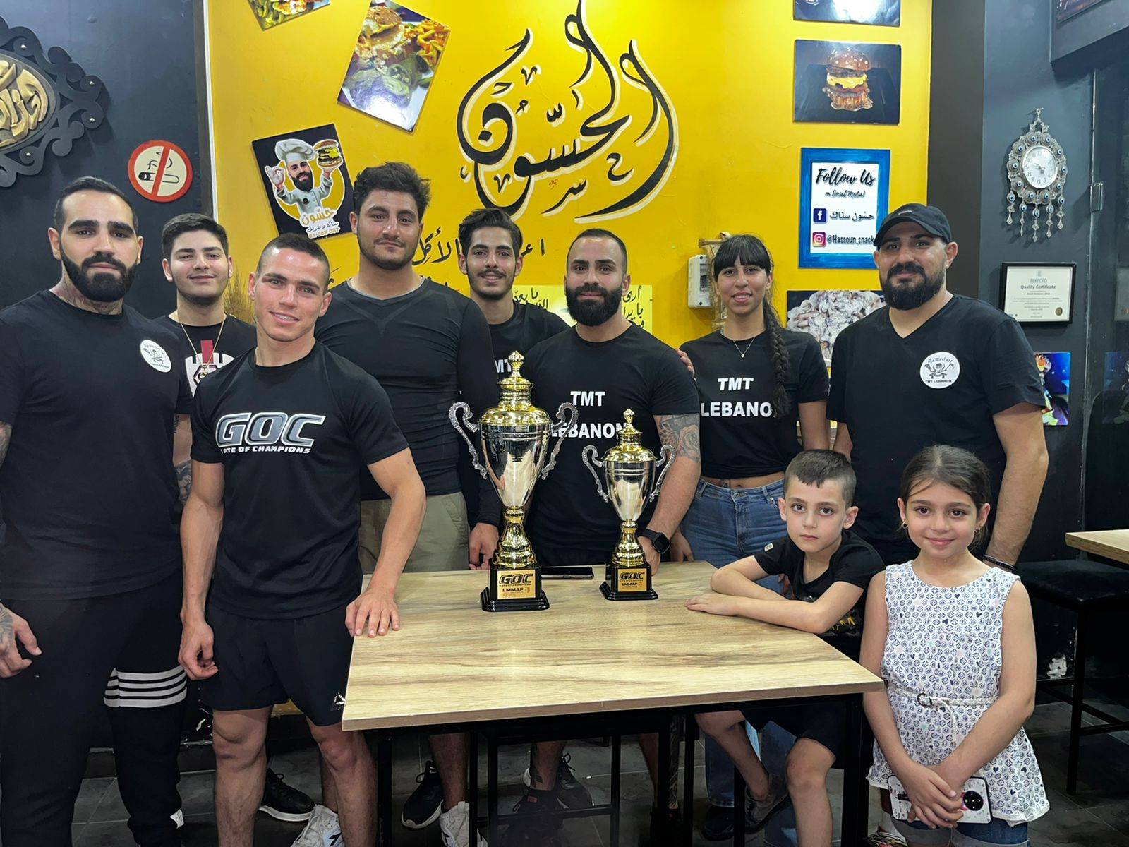 نادي tmt lebanon يحصد بطولات في gate of champions في صيدا