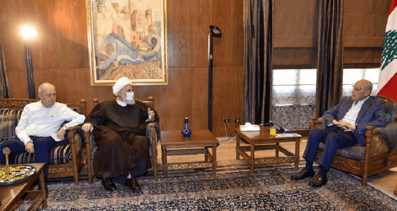 بري استقبل الشيخ الخطيب واللواء ابراهيم وضعه في أجواء زيارته الى واشنطن