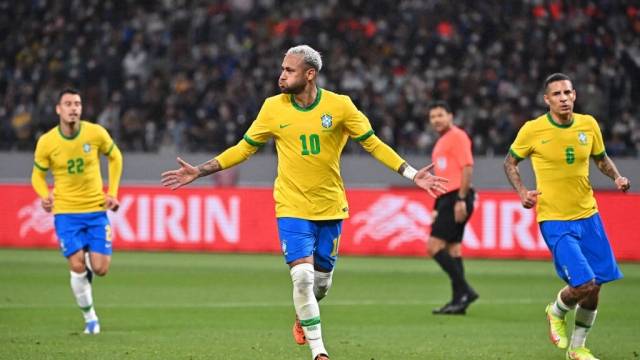 نيمار يمنح البرازيل الفوز على اليابان