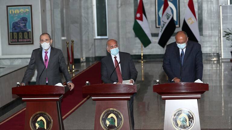 وزيرا خارجية مصر والأردن في بغداد