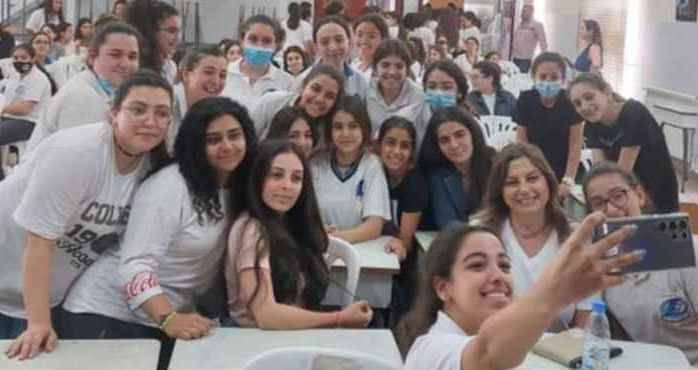 اختتام جولة التوعية من العنف في الثانويات
كلودين عون: الحلّ بالتمكن نفسيًا
وعلميًا لمواجهة التحديات