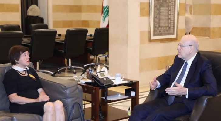ورونيكا بعد لقاء ميقاتي: زيارتي هي لتقييم التطورات بعد الإنتخابات