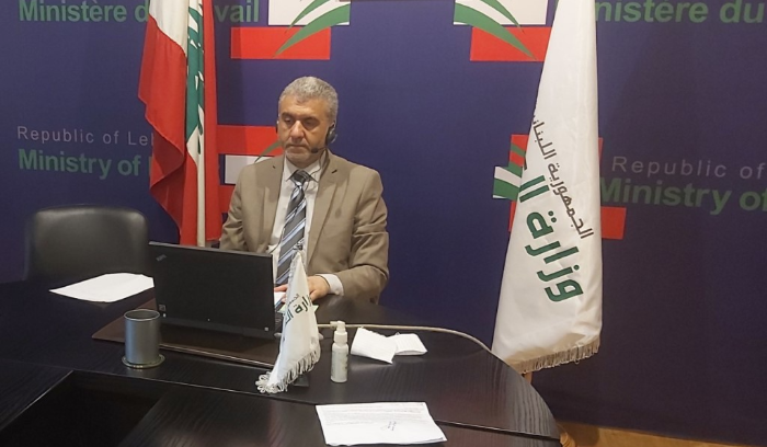 بيرم في مؤتمر العمل الدولي في جنيف :
لمواجهةً البطالة وتأمين عودة النازحين