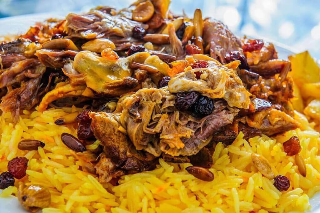 طريقة عمل أرز بالكاري واللحم والبطاطا