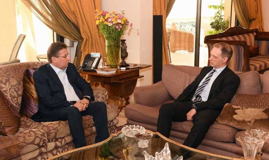مرحلة ما بعد الانتخابات النيابية محور لقاء كنعان والسفير البريطاني