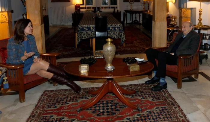 جنبلاط التقى شيا وعرضا أوضاع لبنان