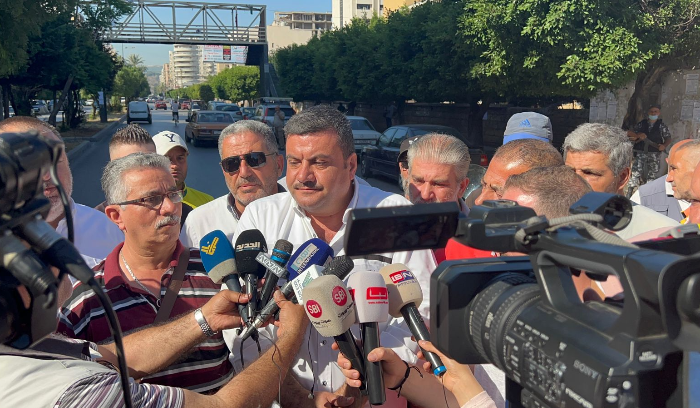 السيد خلال اعتصام لنقابة الافران في طرابلس:
ندعو سلام الى كشف المخالفات في توزيع الطحين