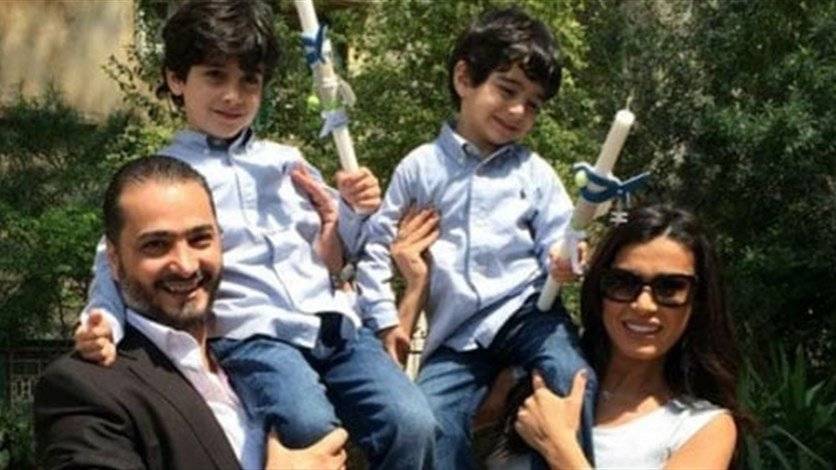بالصورة- طليق نادين الراسي يُفجر مُفاجأة عن حضانة ولديهما