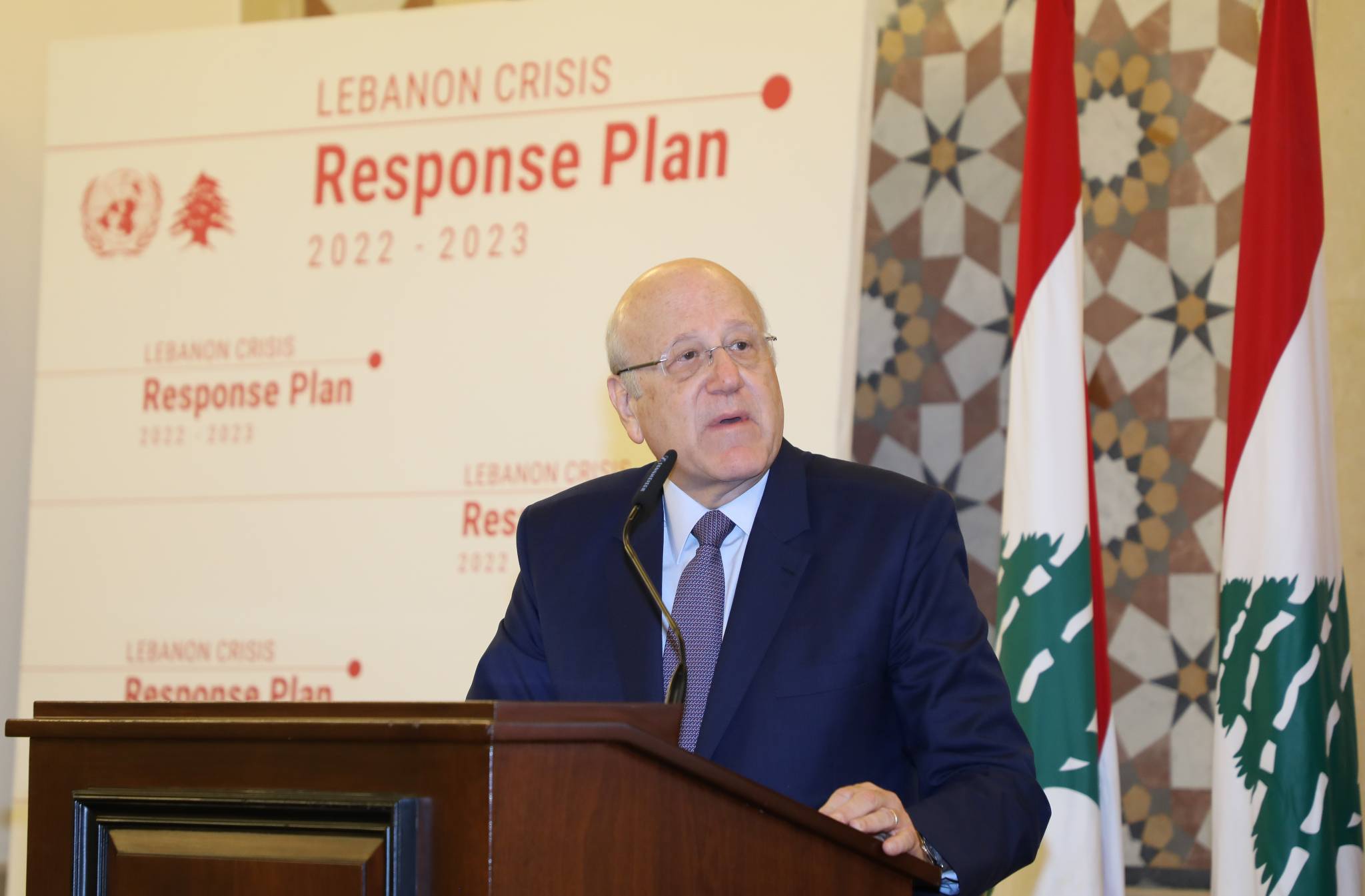 ميقاتي: سنعمل على إخراج السوريين من لبنان بالطرق القانونية إذا لم يتعاون المجتمع الدولي معنا