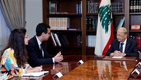 ممثل صندوق النقد جال على المسؤولين ..
عون: لبنان ملتزم بالإصلاحات المطلوبة