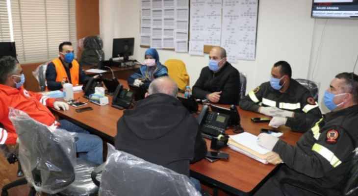 إجتماع للجنة الأمن الصحّي بحث سبل 
العودة لإجراءات الوقاية من "كورونا" في صور