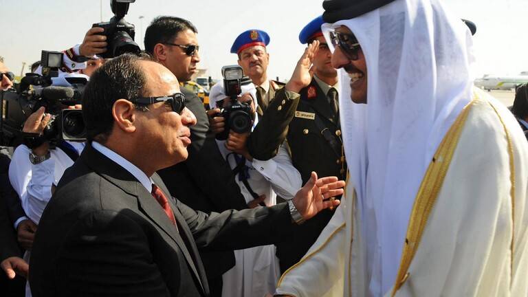 أمير قطر يزور مصر لأول مرة منذ 7 سنوات