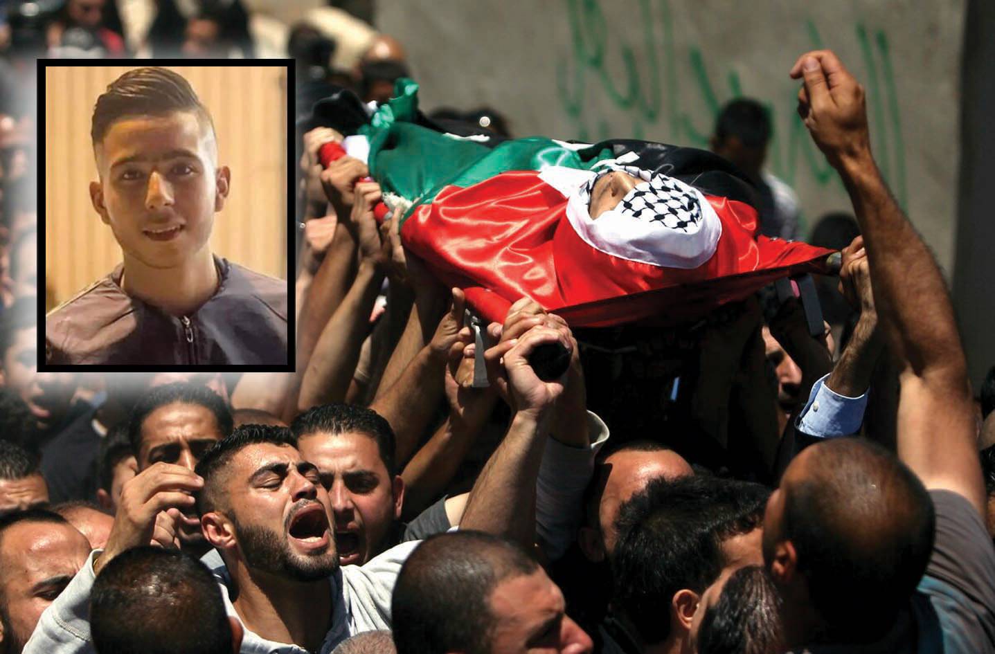 استشهاد فتى فلسطيني برصاص الاحتلال في الضفة الغربية