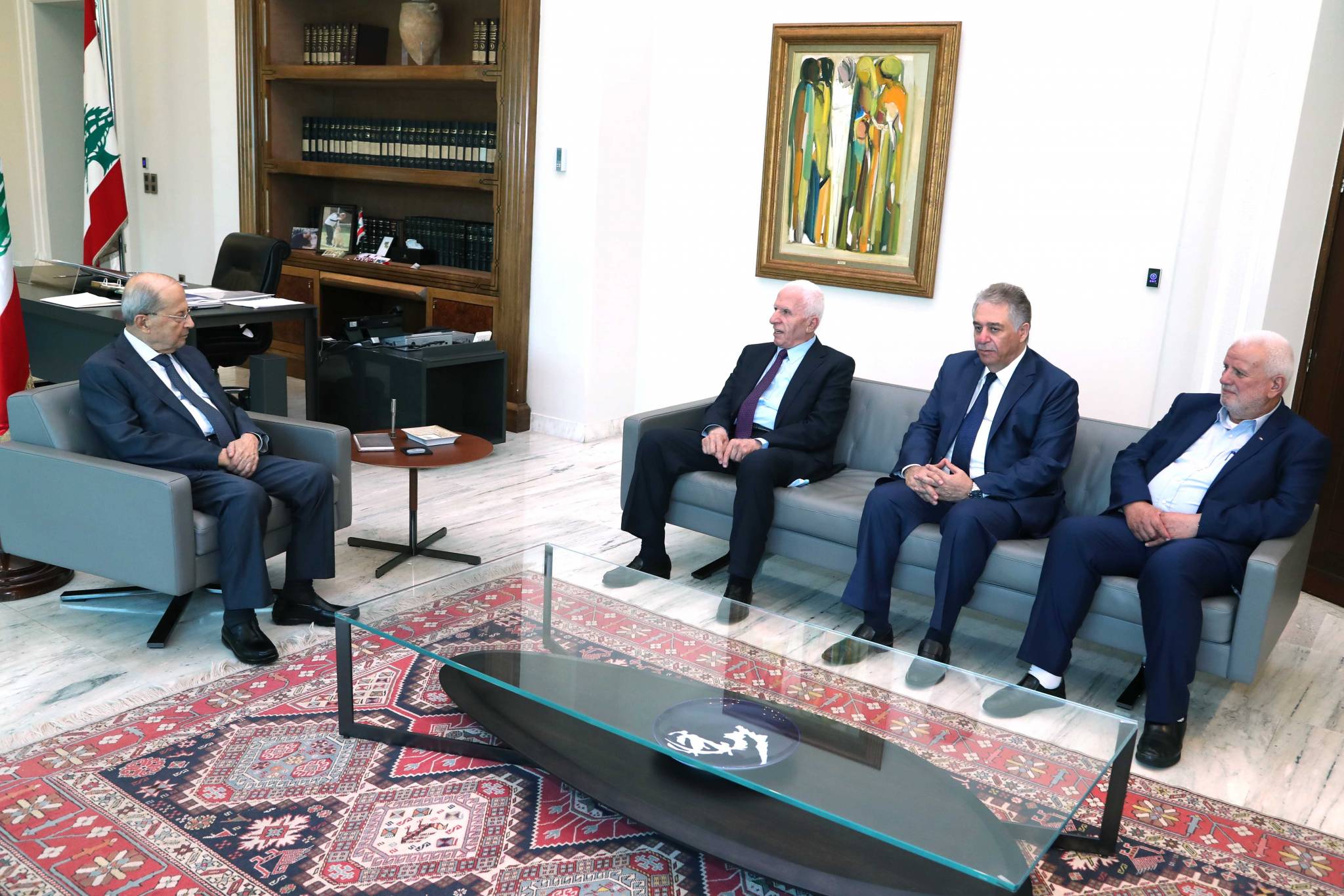 الأحمد من بعبدا: واثقون بقدرة لبنان
على تجاوز أزماته وعودته الى محيطه