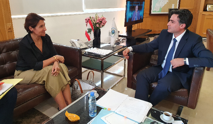 حميّه ناقش مع غريو إعادة إعمار مرفأ بيروت
ودور سكك الحديد في تفعيل المرافئ اللبنانيّة