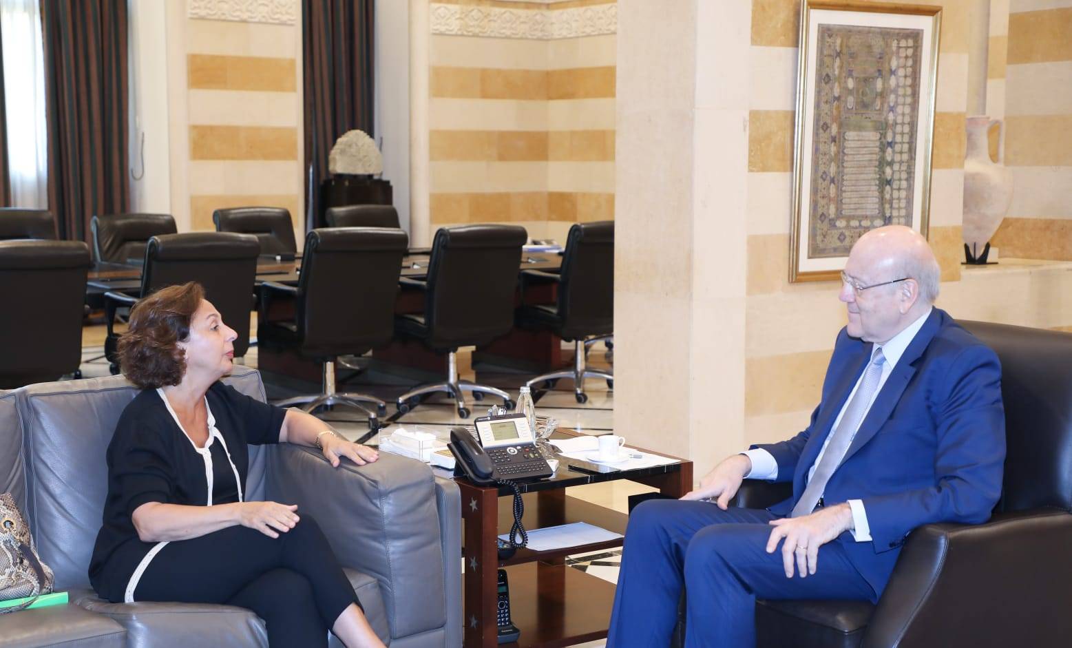ملفات وزارة الدولة لشؤون التنمية الإدارية على طاولة البحث بين ميقاتي ورياشي