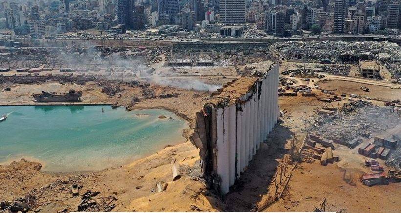 اهالي ضحايا انفجار مرفأ بيروت يُطلقون حملة تضامن لحماية اهراءات القمح