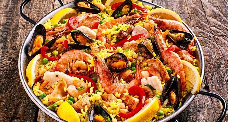 طريقة عمل باييلا ثمار البحر