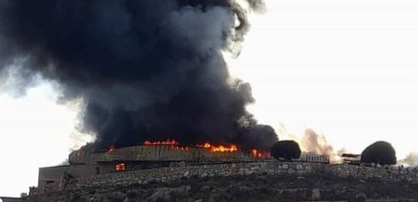 عن حريق المعمل في زفتا.. هذا ما كشفه المدير العام للدفاع المدني