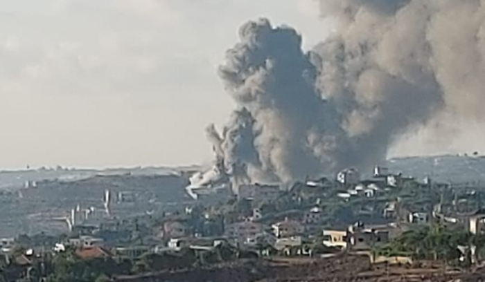 اندلاع حريق كبير في معمل قبلان للسجاد في زفتا