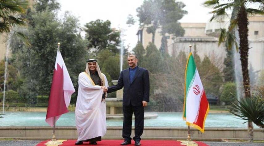 بم صرّح عبداللهيان خلال استقباله نظيره القطري؟