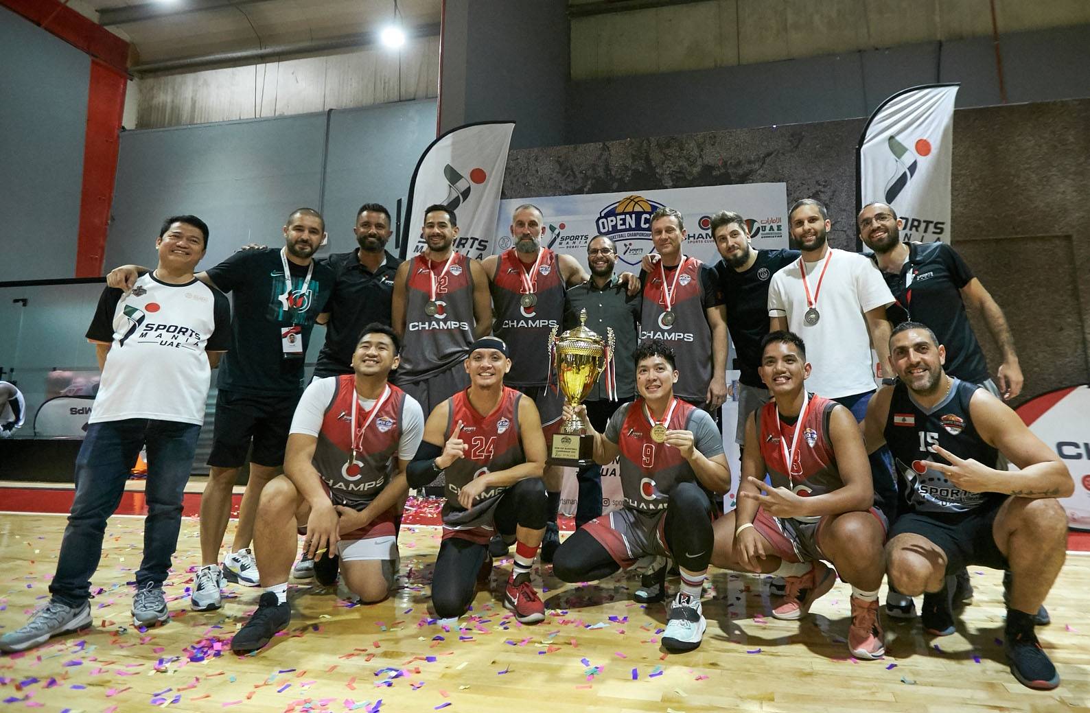 سلة: تشامبس دبي يتوّج بلقب بطولة الـ Open Cup في الإمارات