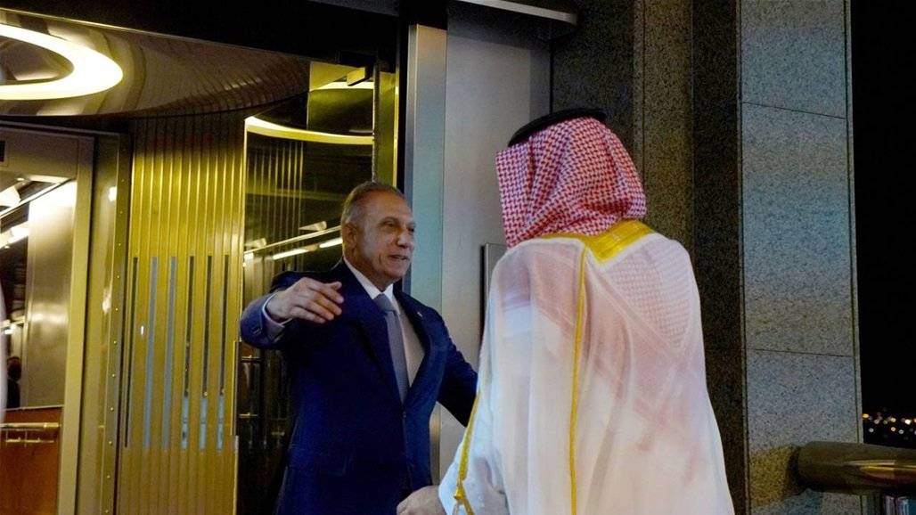 بن سلمان يستقبل الكاظمي ويعقدان اجتماعاً مغلقاً