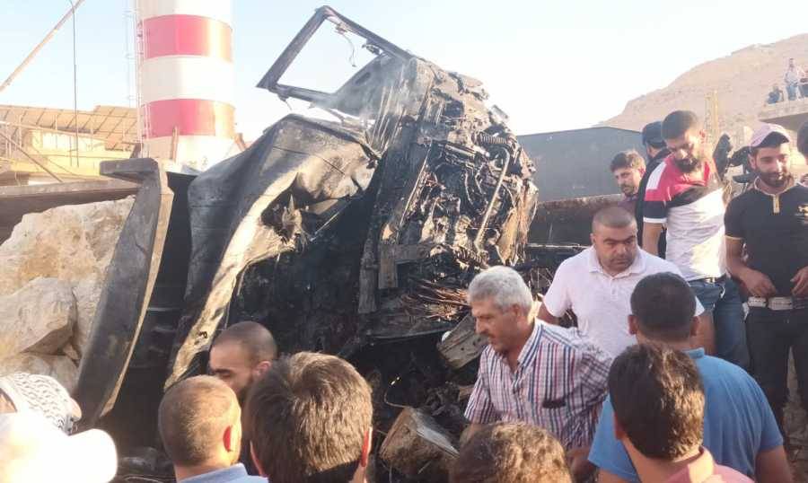 حادث مروع في عرسال.. ثمانية قتلى في اجتياح شاحنة لعدة سيارات