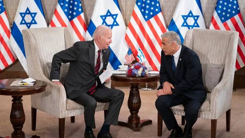 بايدن ولابيد يوقعان "إعلان القدس" للشراكة الاستراتيجية بين الولايات المتحدة و"إسرائيل"