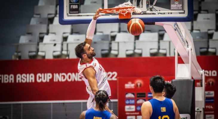 فوز منتخب لبنان أمام نظيره النيوزيلاندي ضمن بطولة كأس آسيا لكرة السلة