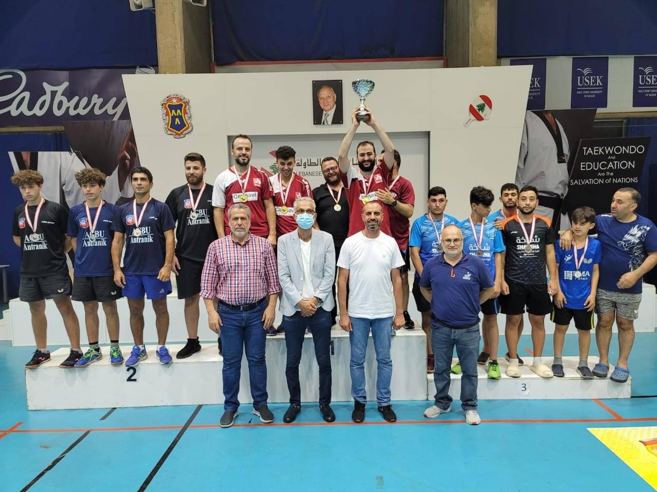 بطولة لبنان للفرق في كرة الطاولة : لقب الرجال لغزير والسيدات لأنترانيك (بيروت)