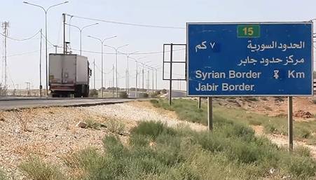 كم بلغ عدد الأشخاص الذين عبروا الحدود السورية الأردنية في تموز؟