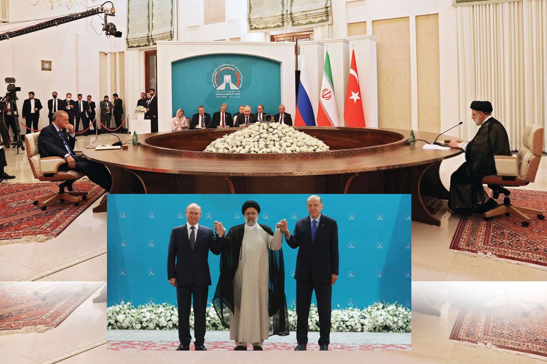 قمة طهران تطغى على زيارة بايدن الشرق أوسطية
توقيع اتفاقيات إستراتيجية وبحث الملف السوري