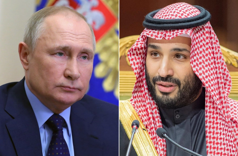 بوتين وبن سلمان يبحثان هاتفيا وضع سوق النفط العالمية
