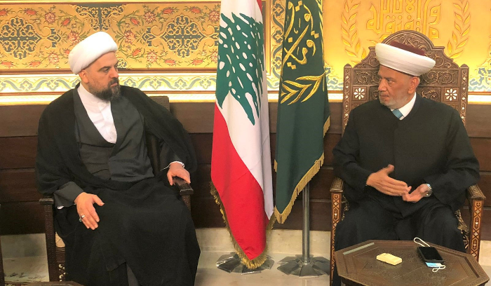 دريان عرض شؤوناً إسلاميّة
ووطنيّة مع قبلان