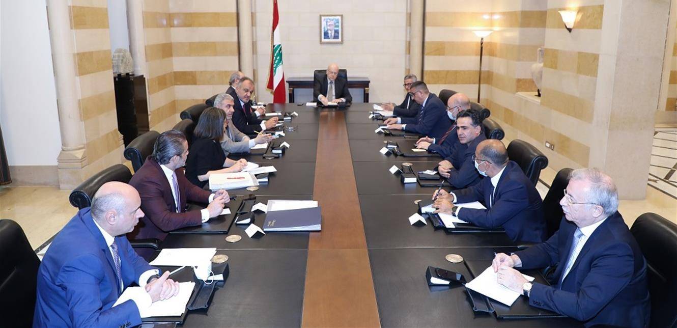 إجتماع للجنة الوزارية لمعالجة تداعيات الأزمة المالية برئاسة ميقاتي وهذا ما تقرّر