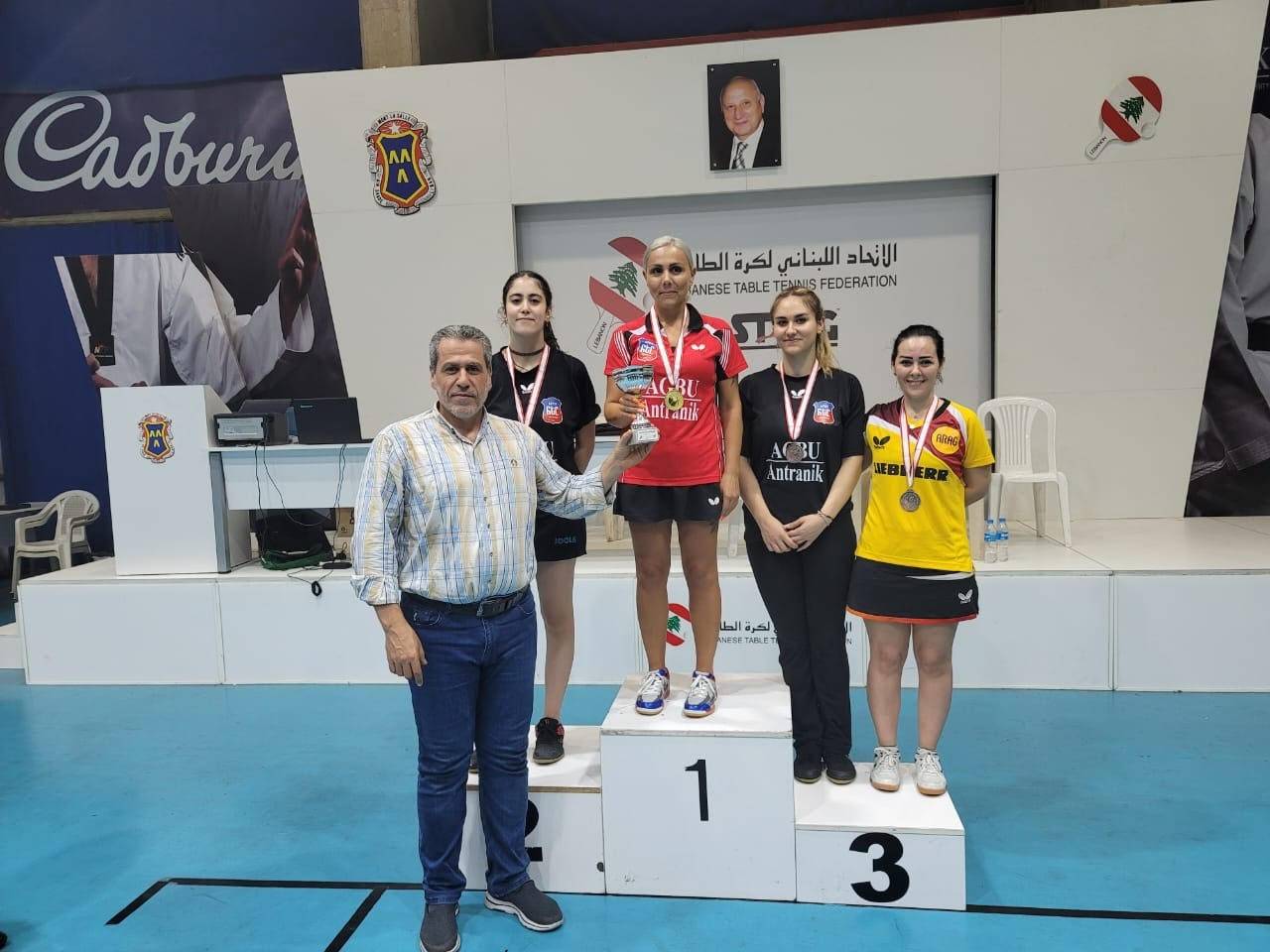 كرة الطاولة: سهاكيان بطلة لبنان لفردي السيدات
ولقب زوجي الرجال لسعد الدين ومحمد نور الهبش