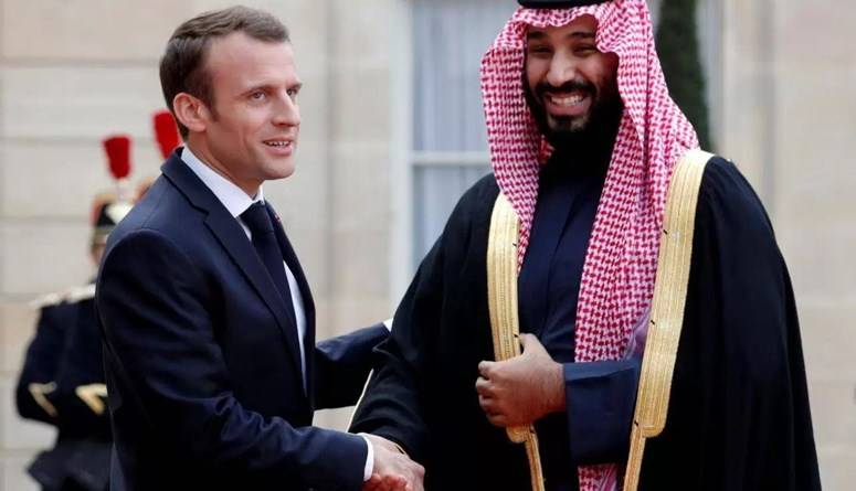 بن سلمان يلتقي ماكرون