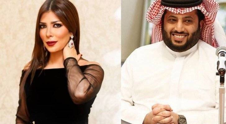 كيف عايدت أصالة تركي آل الشيخ؟